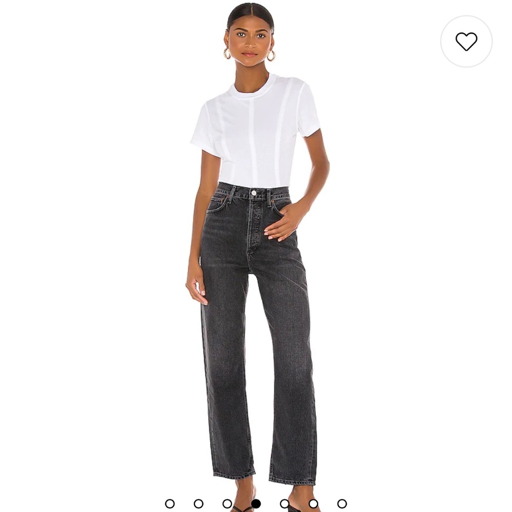 Agolde 90s Mid Rise Loose Size 23 Black